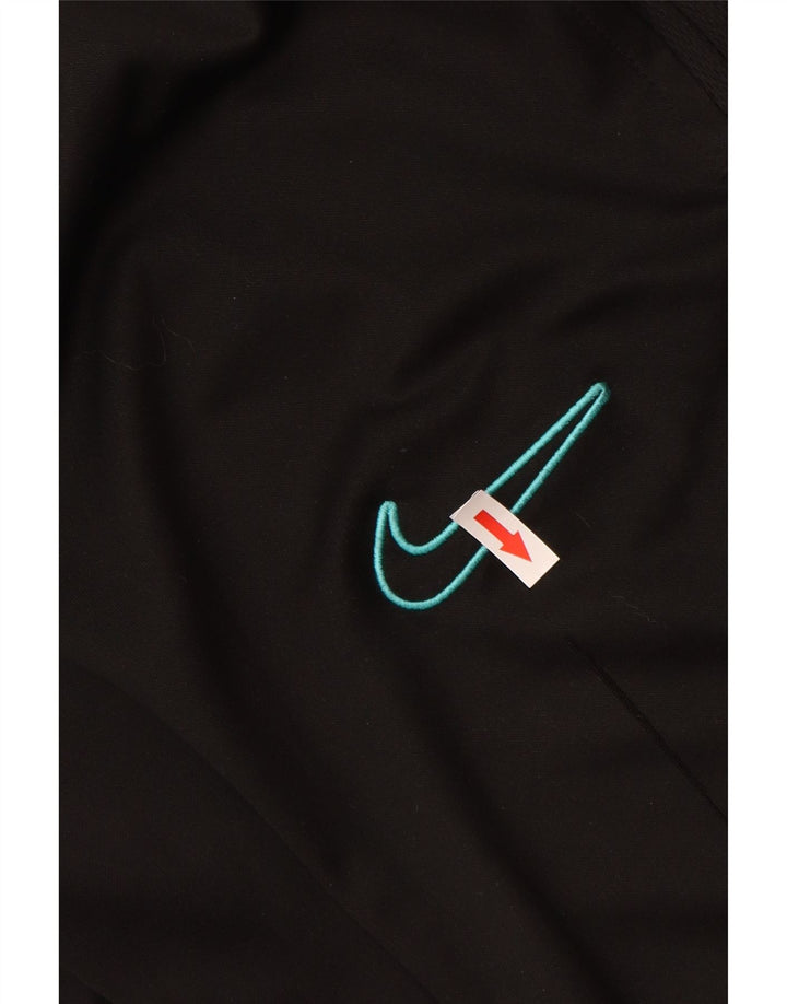 Damskie spodnie dresowe NIKE Dri Fit UK 14, duże, czarne, poliestrowe