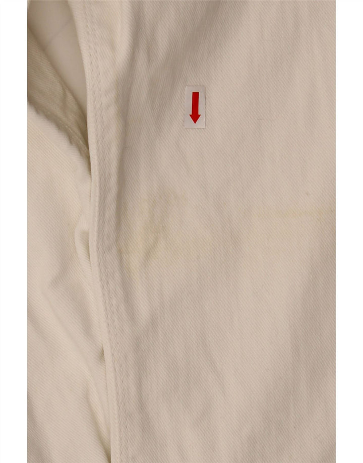 GAS Męskie luźne dżinsy średnie W32 L29 Biała bawełna