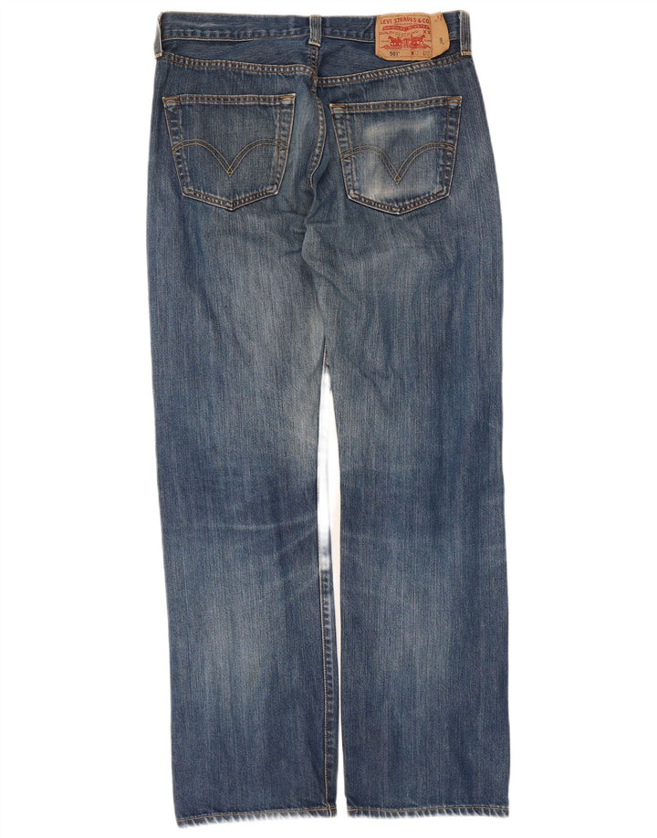 Męskie dżinsy Levi's 501 Straight W32 L32 Niebieskie