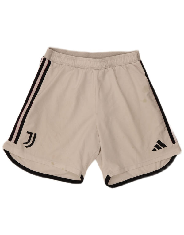 Męskie spodenki sportowe Adidas Juventus, średni biały poliester