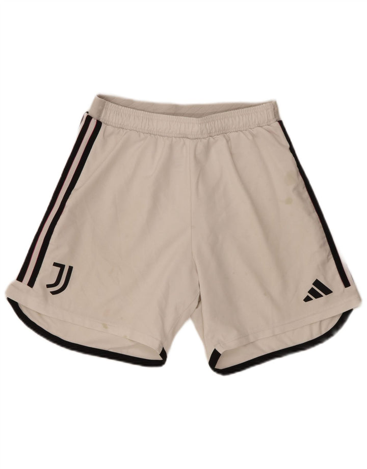 Męskie spodenki sportowe Adidas Juventus, średni biały poliester
