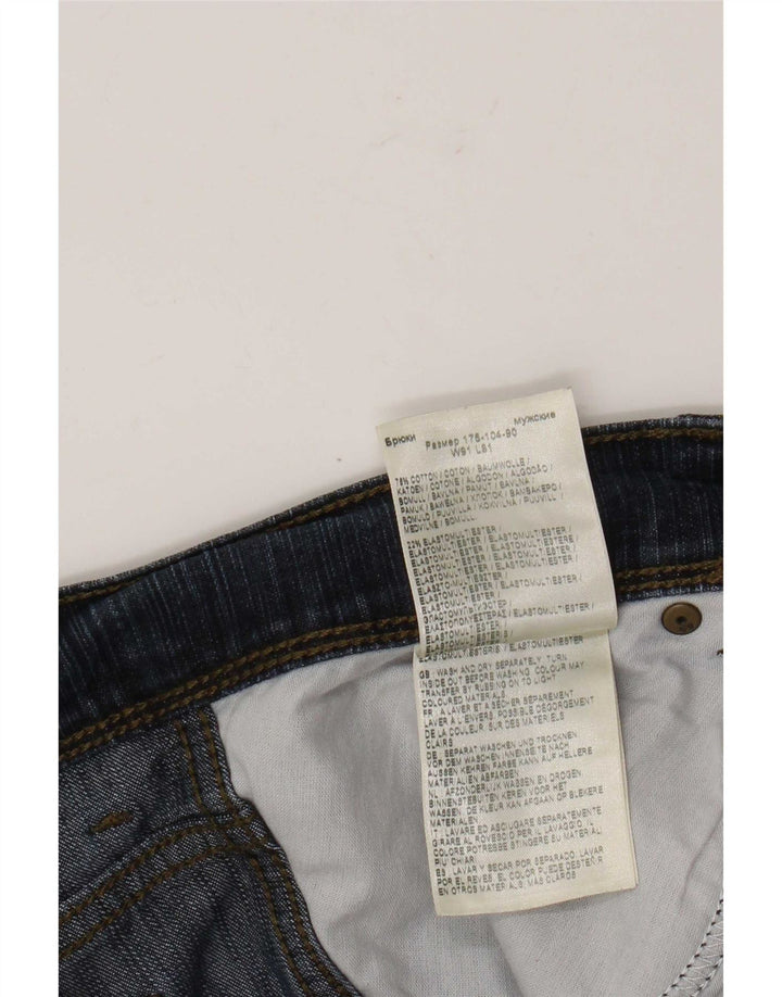 Męskie jeansy Wrangler o prostym kroju W36 L32, niebieskie, bawełniane