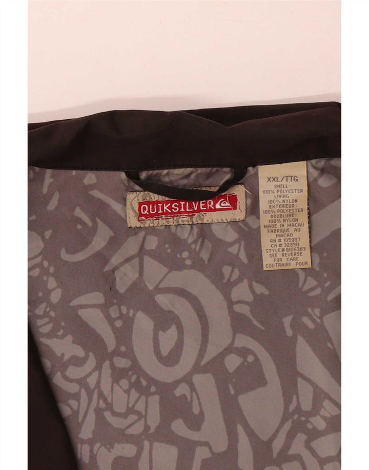 Męska kurtka bomber Quiksilver UK 44 2XL Brązowy poliester