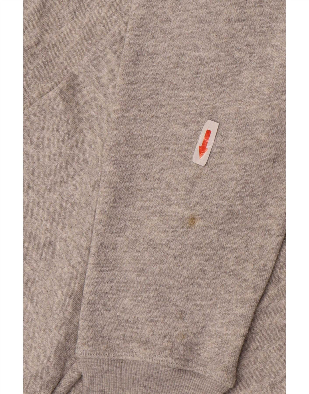 Męska bluza z grafiką Fila, sweter XS, szara, nakrapiana bawełna
