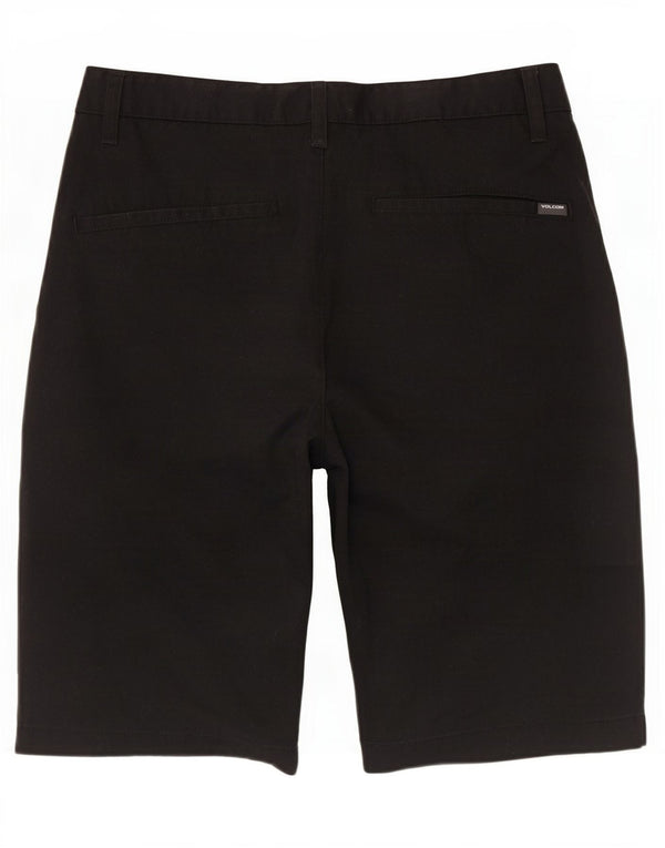 Volcom Mens Chino Shorts W30 Medium Black Cotton