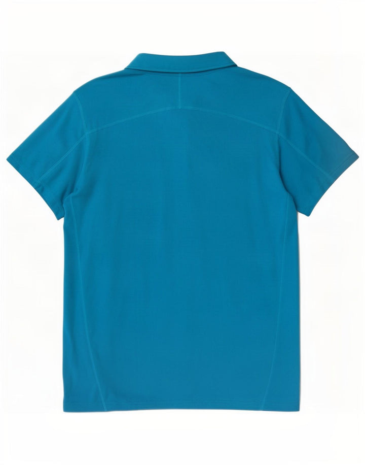 Męska koszulka polo Nike Dri Fit, duża niebieska, poliestrowa