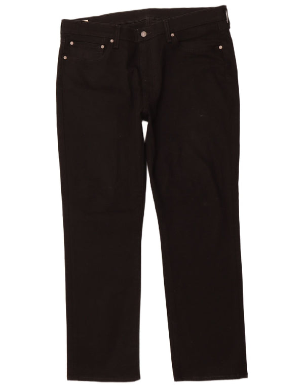 Męskie dżinsy LEVI'S 514 Straight W38 L32 Czarna bawełna