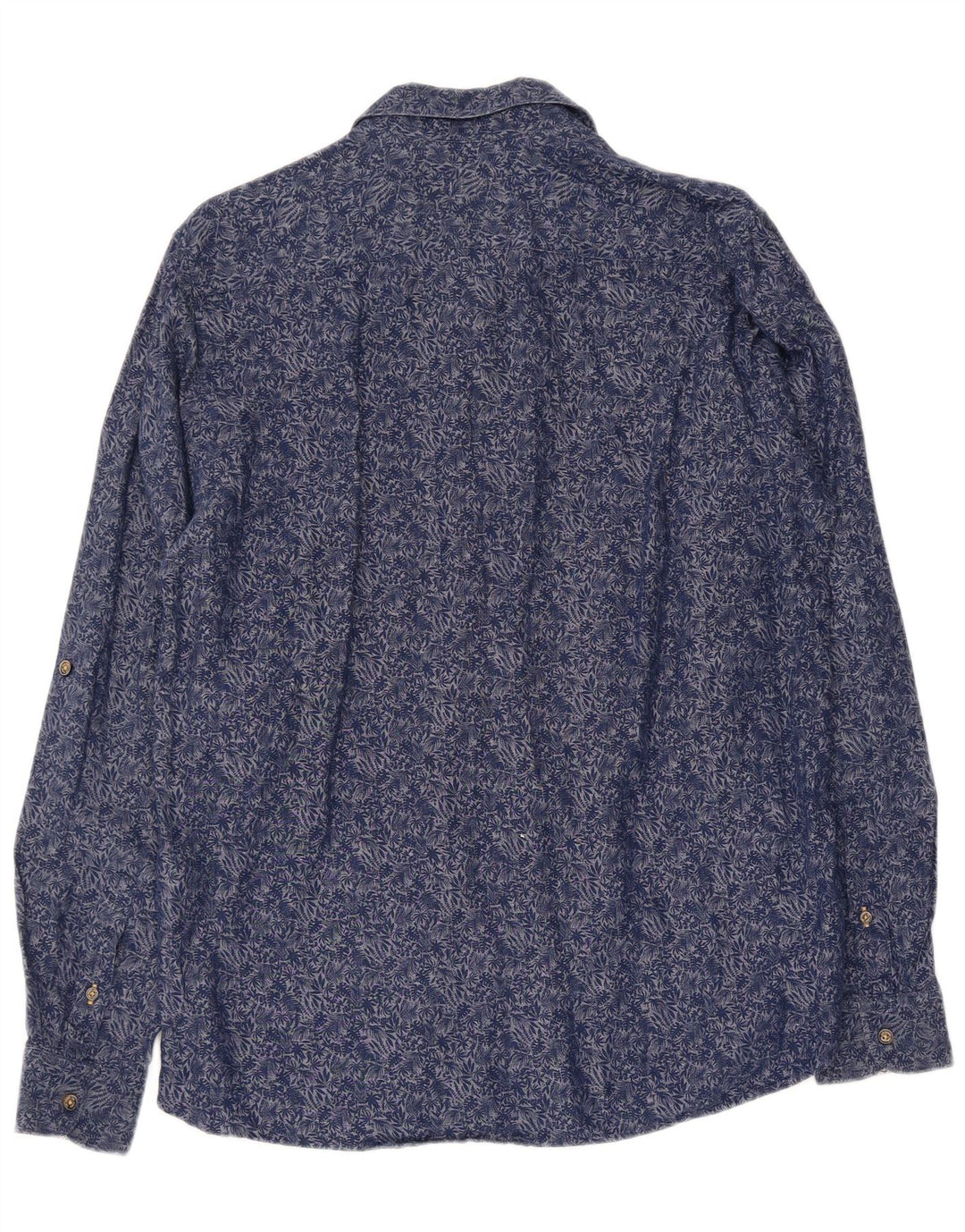 Koszula męska TED BAKER, rozmiar 4, duża, granatowa, bawełniana w kwiaty