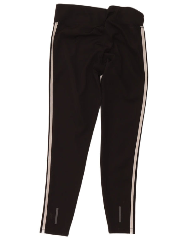 Damskie legginsy Adidas Climalite Crop UK 12/14 Średni czarny poliester
