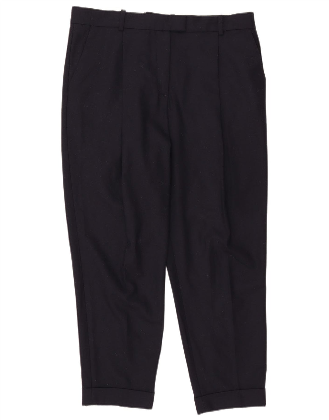 Cos Damskie krótkie spodnie EU 40 Medium W36 L25 Granatowa wełna