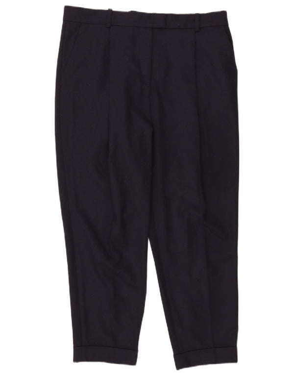 Cos Damskie krótkie spodnie EU 40 Medium W36 L25 Granatowa wełna