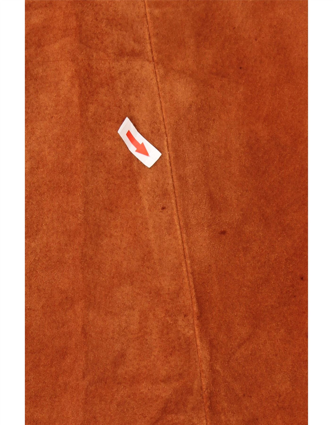 Zamszowa kamizelka damska VINTAGE UK 24 4XL Brązowa skóra