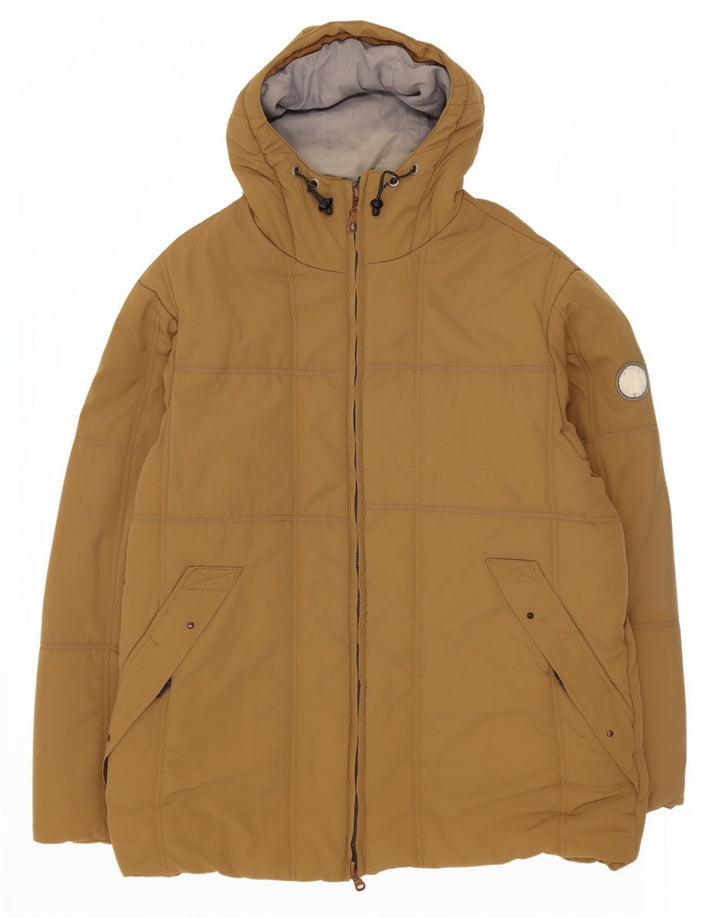 Męska ocieplana kurtka z kapturem Murphy & Nye UK 42 XL, beżowa