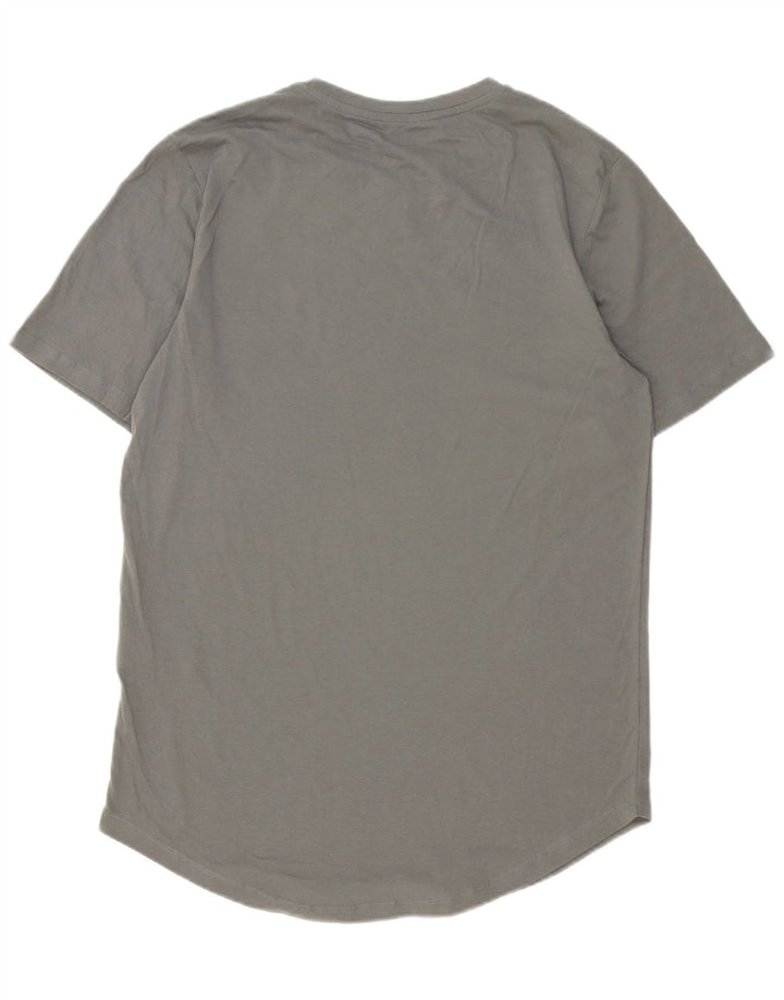 T-shirt męski Jack & Jones Lash Top, średnioszary, bawełniany
