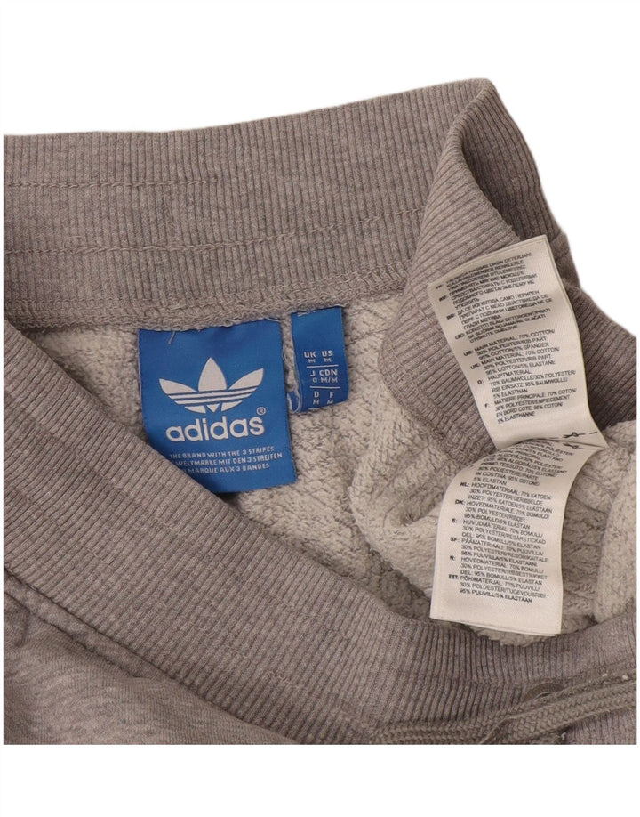 Męskie spodenki sportowe Adidas, średnioszare, bawełniane w cętki