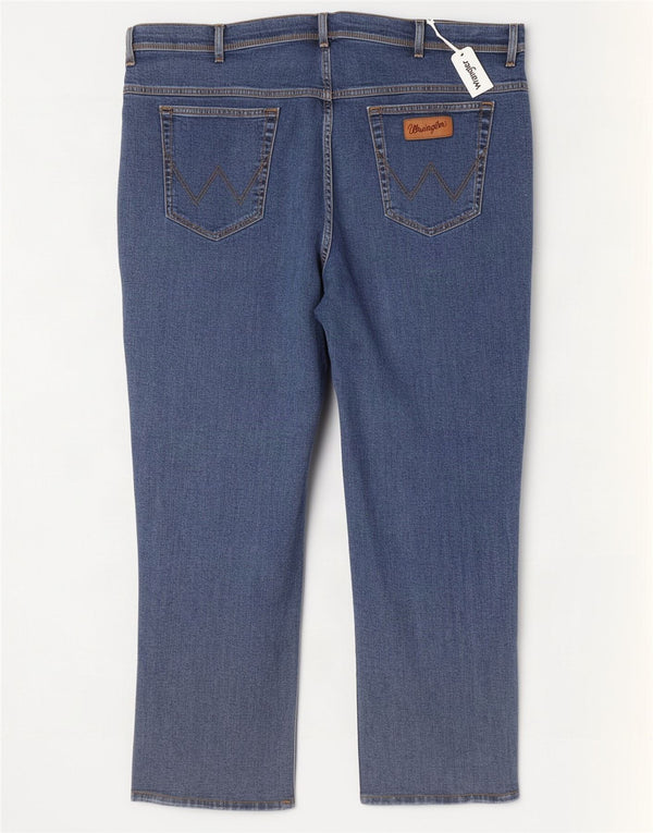 Męskie jeansy Wrangler Texas Straight W50 L32 Niebieskie, bawełniane