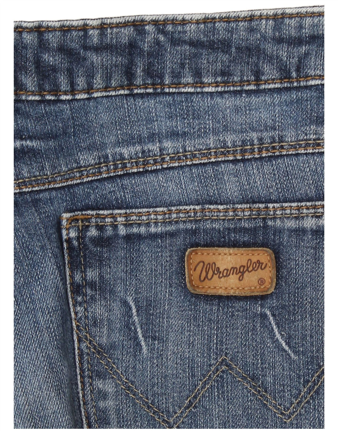 Damskie spodnie jeansowe Wrangler W32, duże, niebieskie, bawełniane