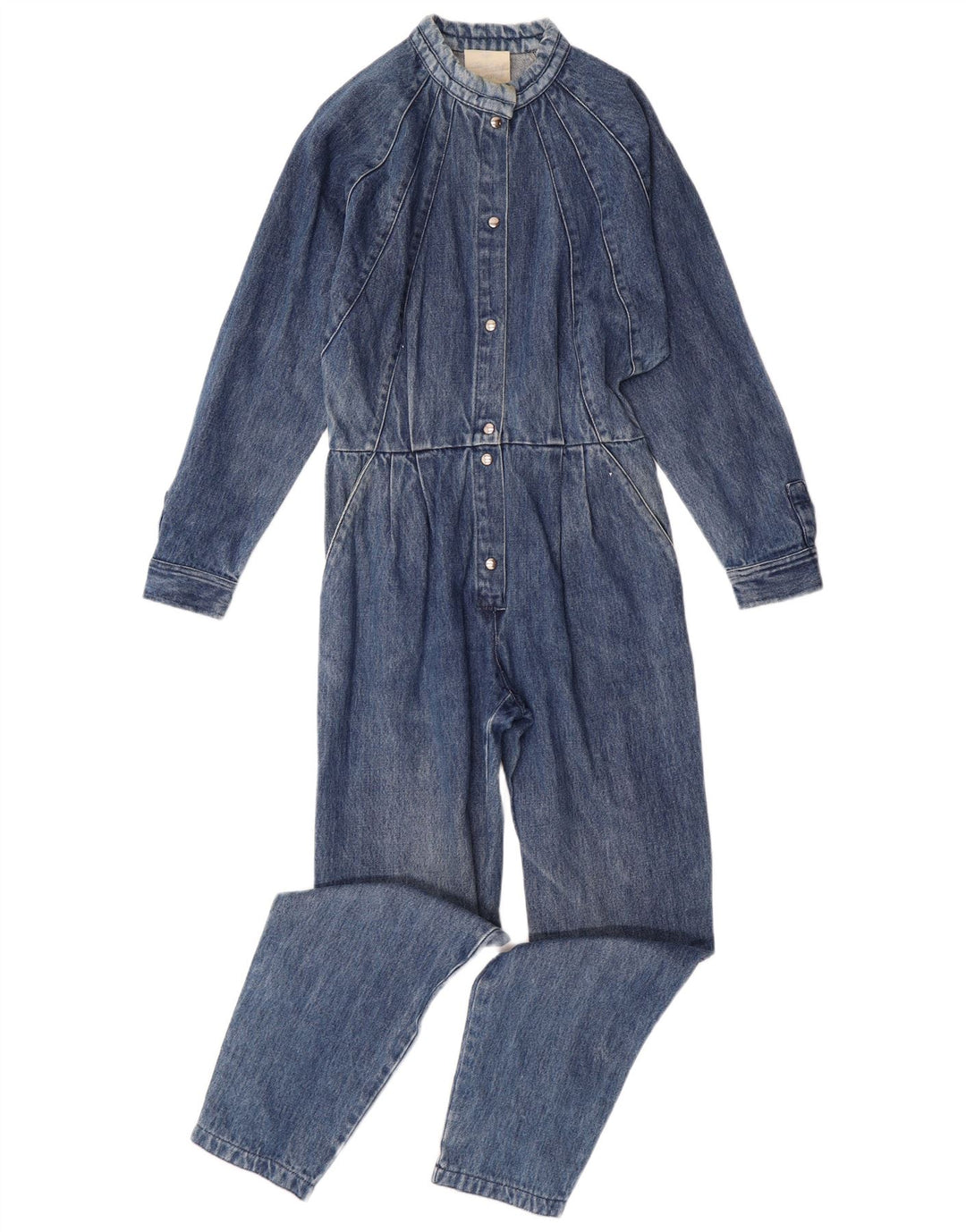 Damski kombinezon dżinsowy VINTAGE IT 40 Small, niebieski, bawełniany