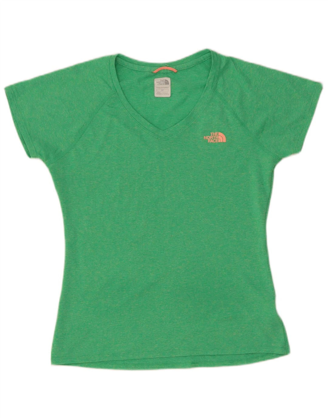 T-shirt damski The North Face Top UK 10, mały, zielony, poliester