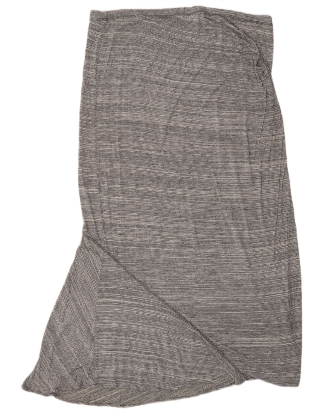 Damska spódnica Maxi MOSSIMO XL W38 Szara w prążki ze sztucznego jedwabiu