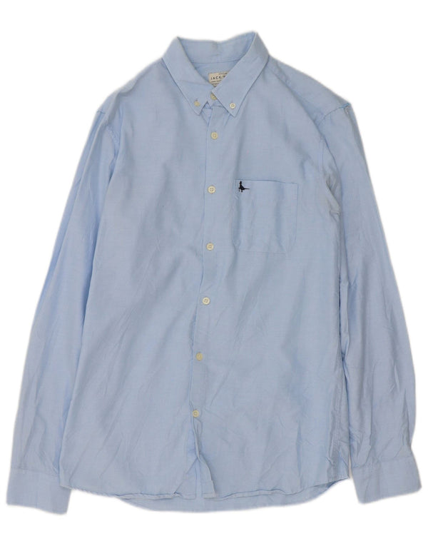 Koszula męska Jack Wills, mała, niebieska, bawełniana