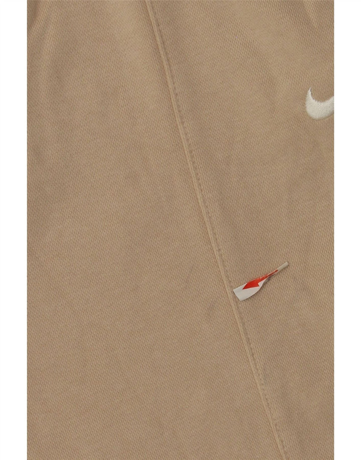 Męskie spodenki sportowe Nike, małe, beżowe, bawełniane