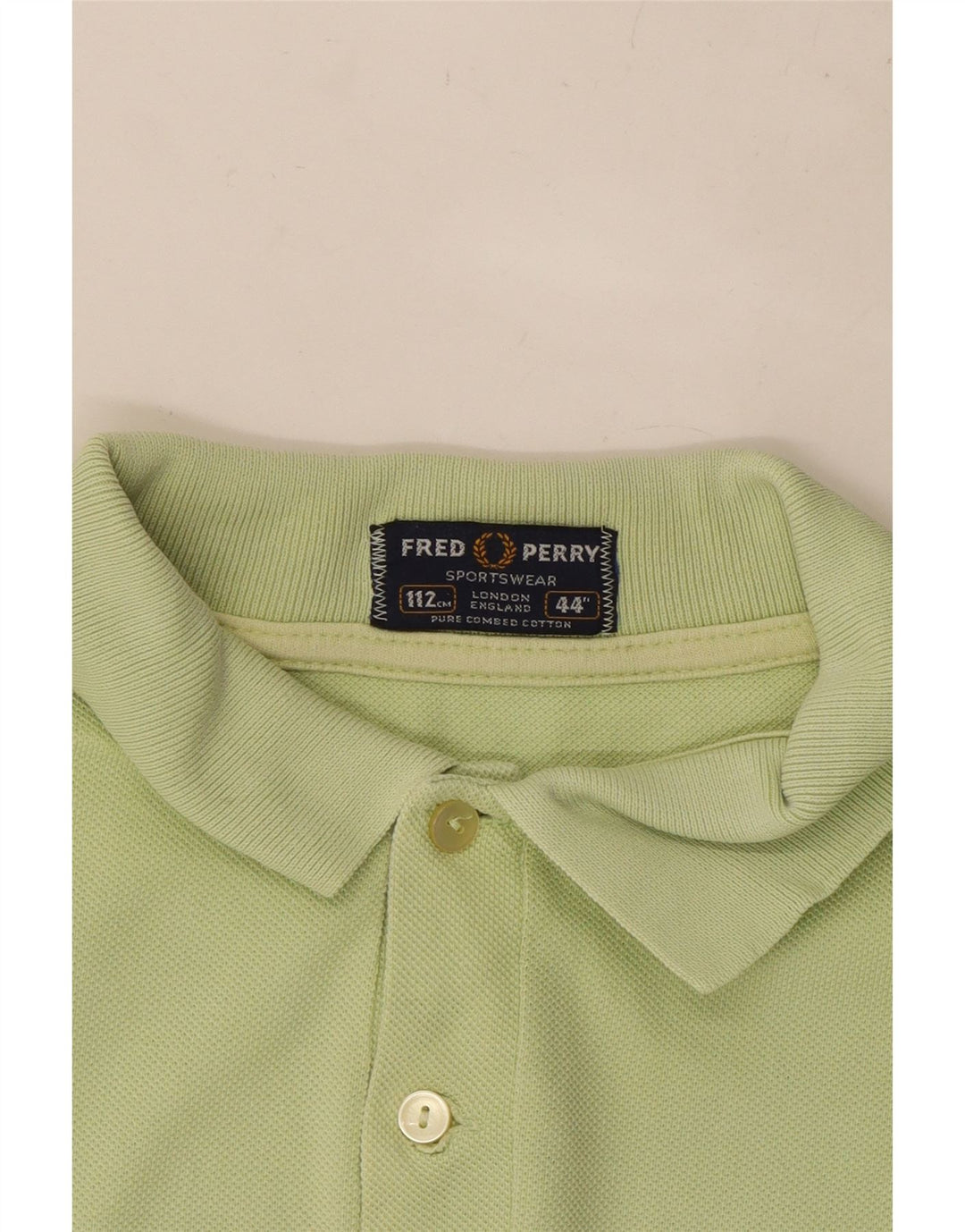Męska koszulka polo FRED PERRY w kolorze średniozielonym