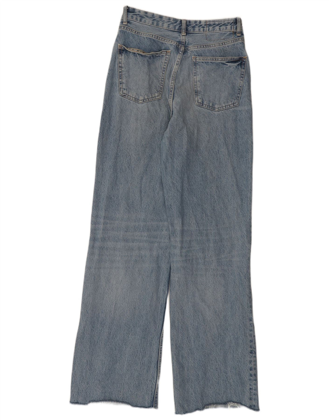 Damskie dżinsy z szerokimi nogawkami Zara w trudnej sytuacji EU 40 Medium W30 L32 Niebieskie