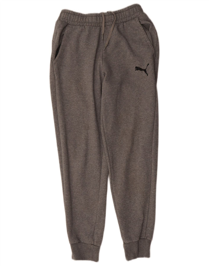 Damskie spodnie dresowe Puma Joggers UK 12 Średnioszare, bawełniane