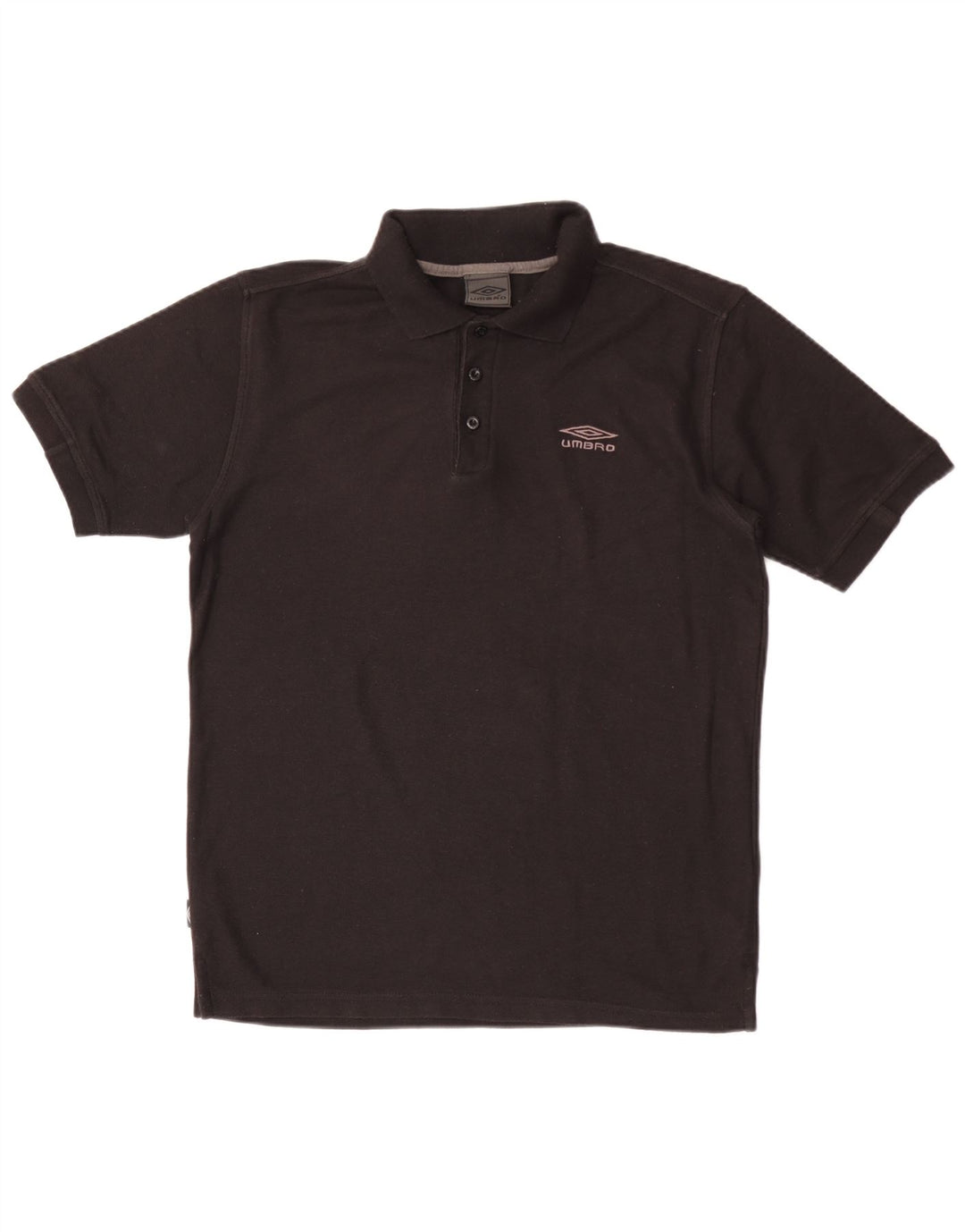 Męska koszulka polo UMBRO, średnia czarna