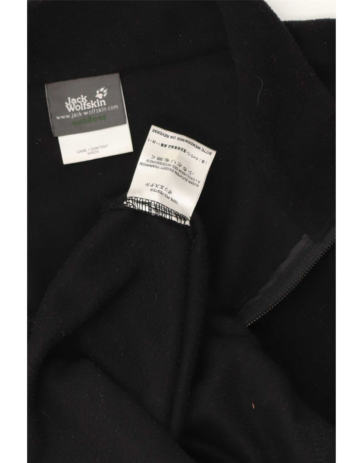 Męski sweter polarowy Jack Wolfskin z zamkiem błyskawicznym, 2XL, czarny poliester