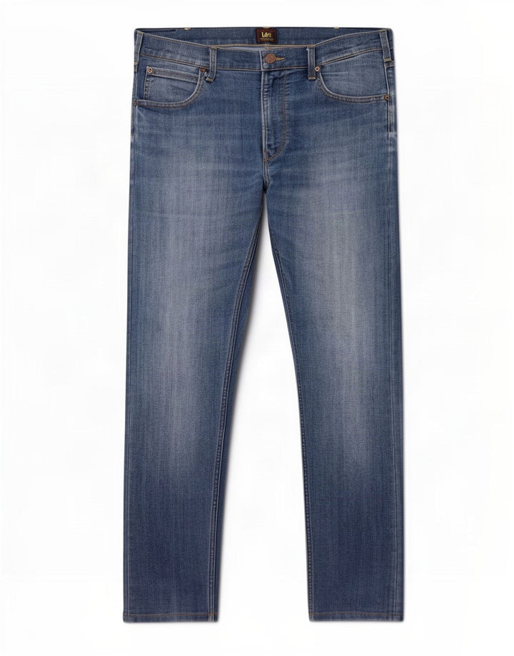 Męskie jeansy Lee Daren Zip Fly W36 L32, niebieska bawełna