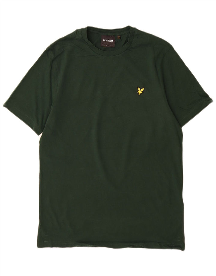 T-shirt męski Lyle & Scott, mały, zielony, bawełniany