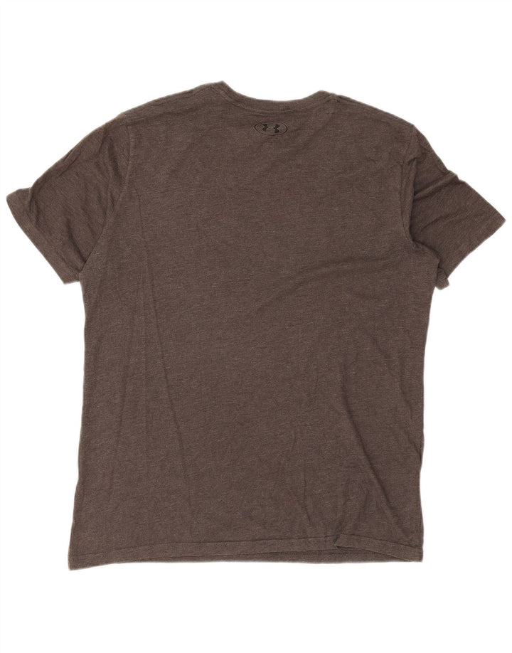 Męski t-shirt z grafiką Under Armour, średni szary