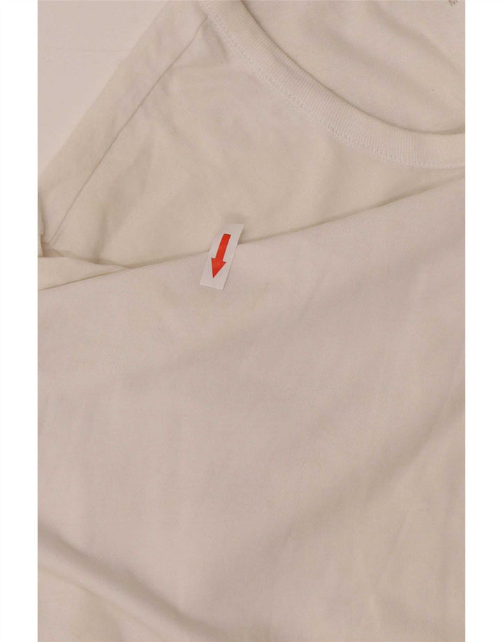 T-shirt męski Hugo Boss, mały, biały, bawełniany
