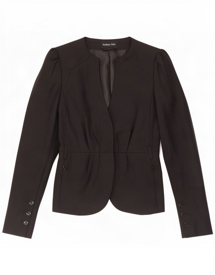 Patrizia Pepe Damska marynarka IT 40 Small Black Wool