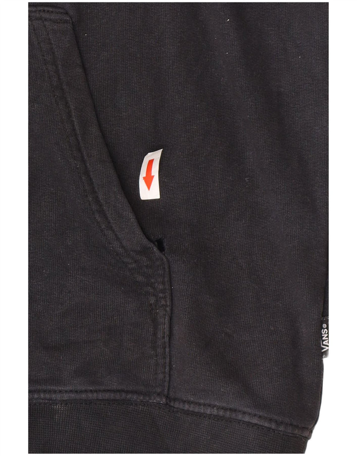 Męski sweter z kapturem Vans, średni czarny, bawełniany
