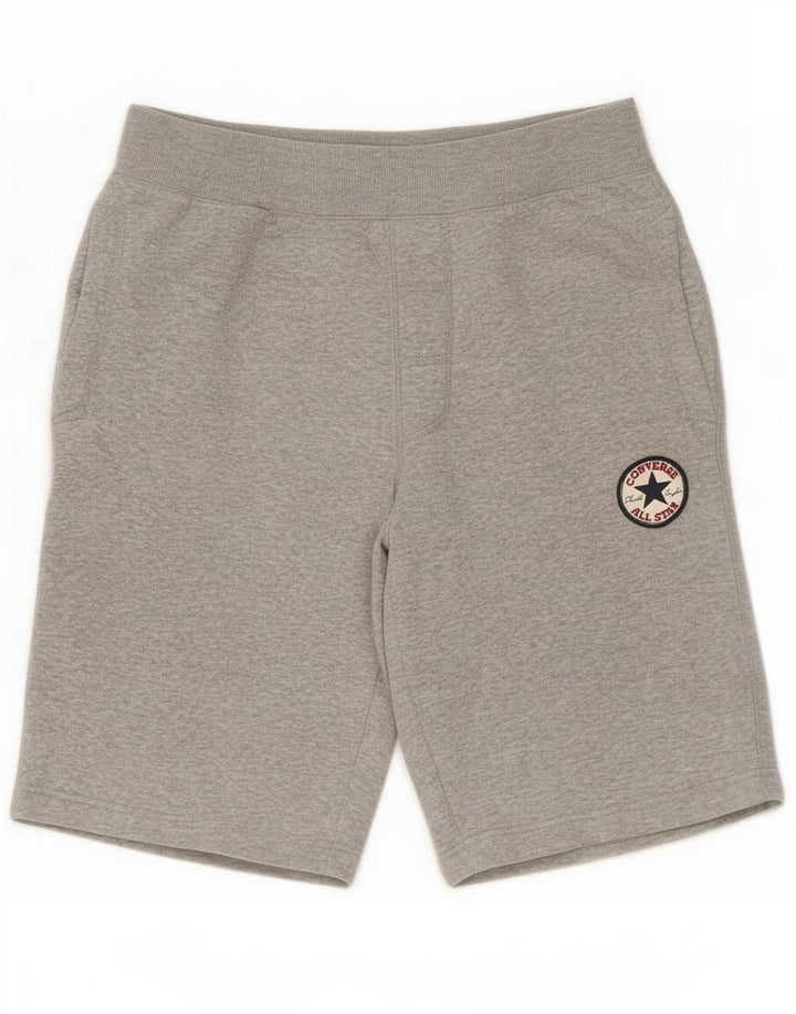 Męskie spodenki sportowe Converse, małe, szare, bawełniane