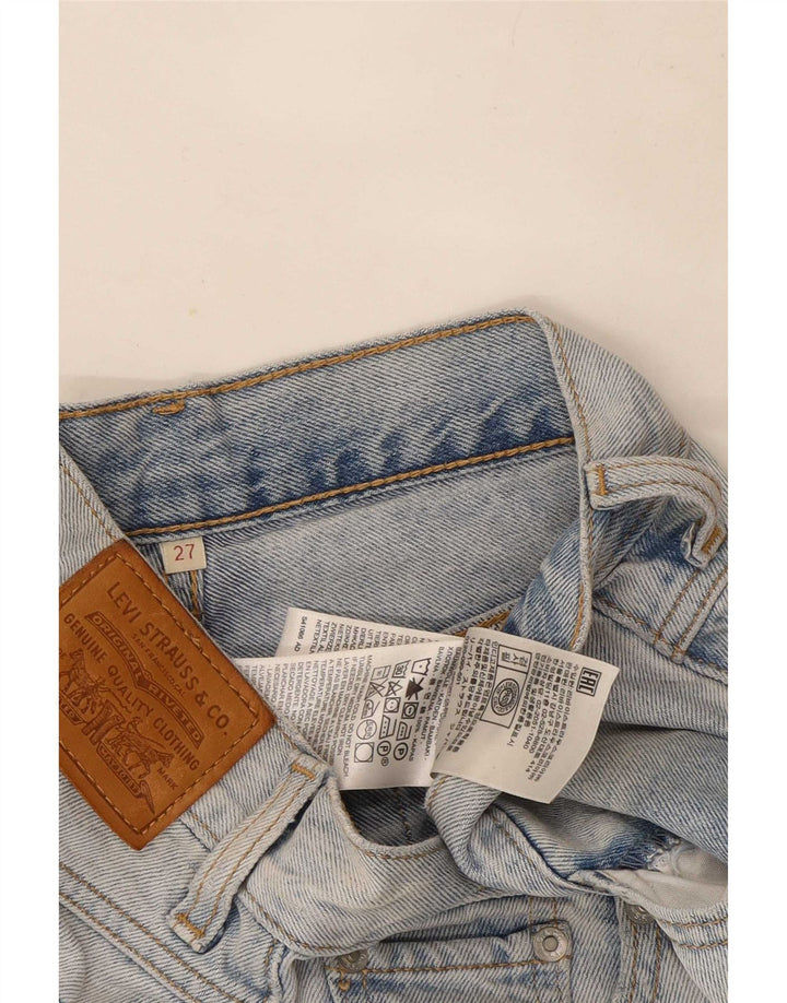 Damskie spodenki jeansowe Levi's W27 Małe, niebieskie, bawełniane