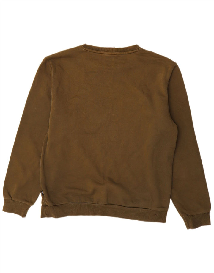 Męska bluza z grafiką Puma, średnia, bawełniana khaki