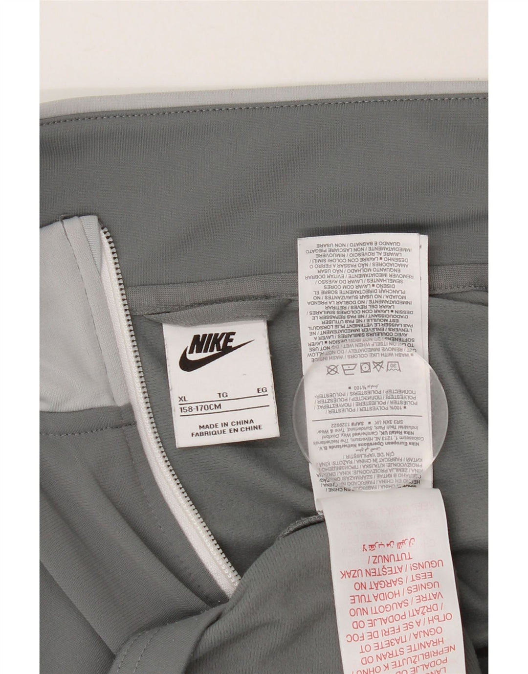 Chłopięca bluza dresowa NIKE 13-14 lat XL, szary poliester