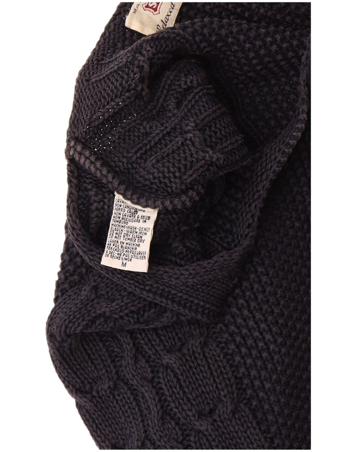 Damski sweter z dekoltem w łódkę SISLEY UK 14 Średni granatowy