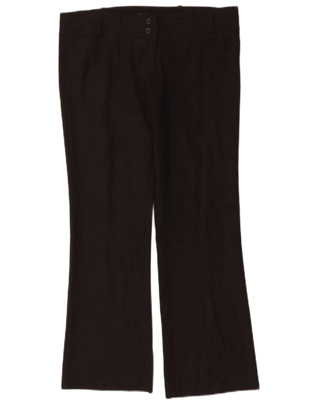 Damskie spodnie typu bootcut Oasis UK 12 Medium W34 L29 Czarny poliester