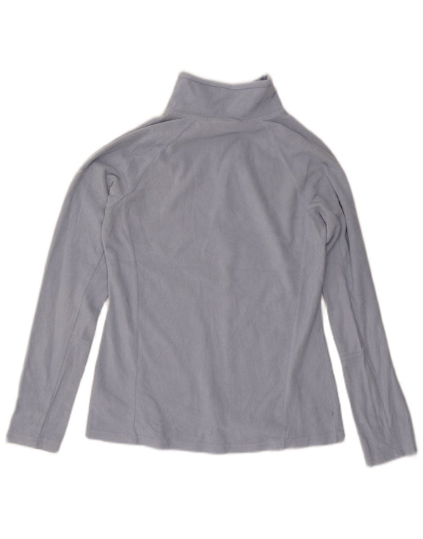 Damski sweter polarowy Columbia z zamkiem błyskawicznym UK 10, mały niebieski poliester