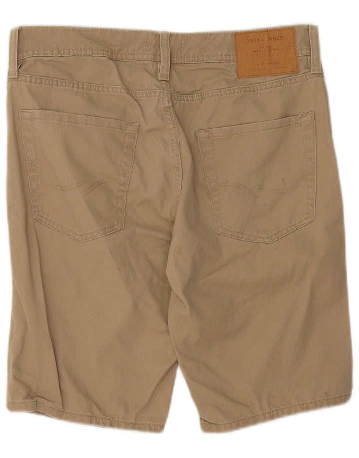 Męskie spodenki codzienne Jack & Jones, małe W29, beżowa bawełna
