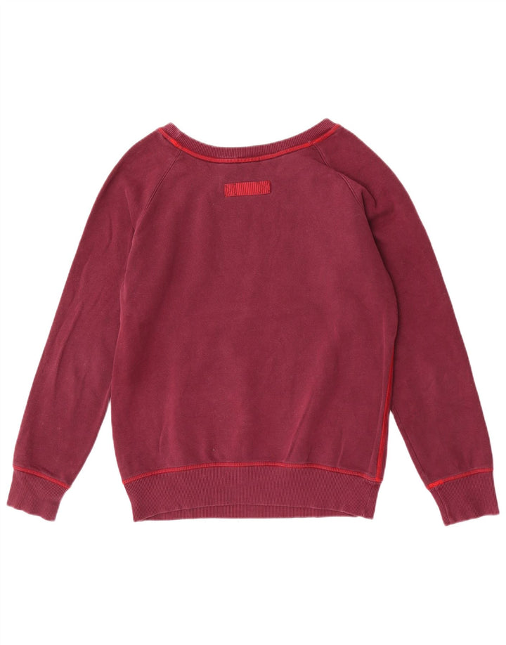 Damska bluza Adidas Graphic Jumper UK 12 Medium Burgundia