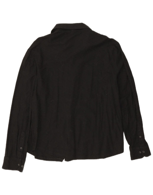 Koszula męska Reiss 2XL, czarna, bawełniana