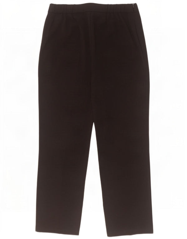 Marks & Spencer Damskie proste spodnie codzienne UK 14 duże W34 L29 czarne