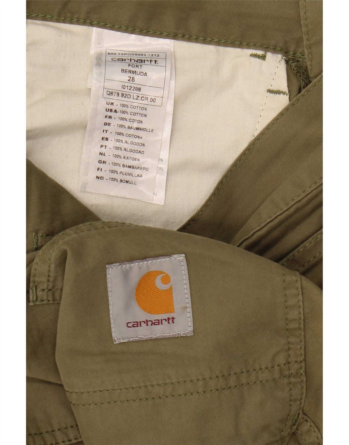 Męskie bermudy Carhartt Cargo W28, małe, bawełniane w kolorze khaki