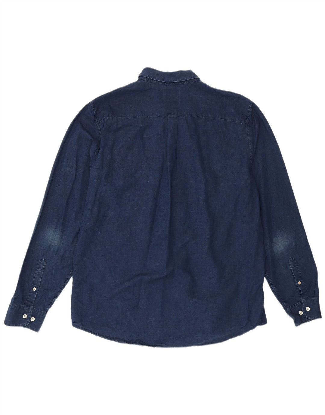 SUPERDRY Męska koszula dżinsowa o regularnym kroju 3XL, granatowa, bawełniana